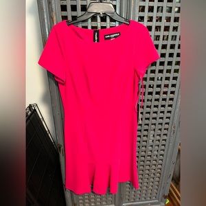 Karl Lagerfeld Paris Pink Dress, Size 10